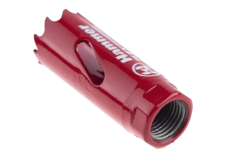 Коронка биметаллическая HAMMER Ф19х38мм 1/2"  BiMETALL (224-001) купить в Нефтеюганске