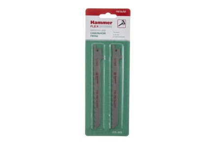 Полотно для сабельной пилы HAMMER 150мм, TPI 18, BIM, 2шт/уп (Flex 225-003) купить в Нефтеюганске