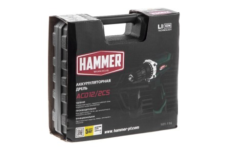 Дрель аккумуляторная HAMMER ACD12/2CS купить в Нефтеюганске