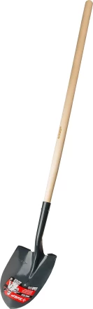 ЗУБР Мастер, 474 х 215 х 1500 мм, полотно 1.6 мм, закалено, дерев. черенок высш. сорт, тип ЛСГ, штыковая лопата (39575) купить в Нефтеюганске