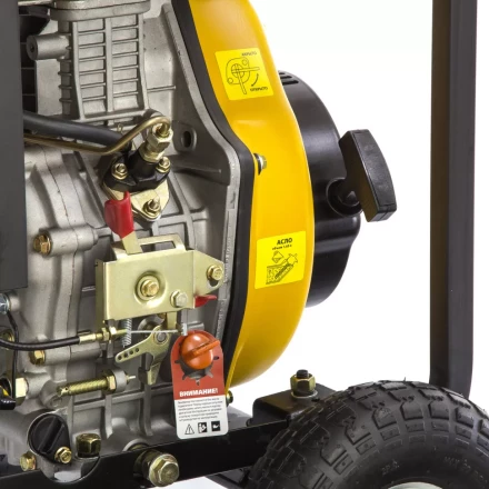 Генератор дизельный DENZEL DD6300Е электростартер 94657 купить в Нефтеюганске