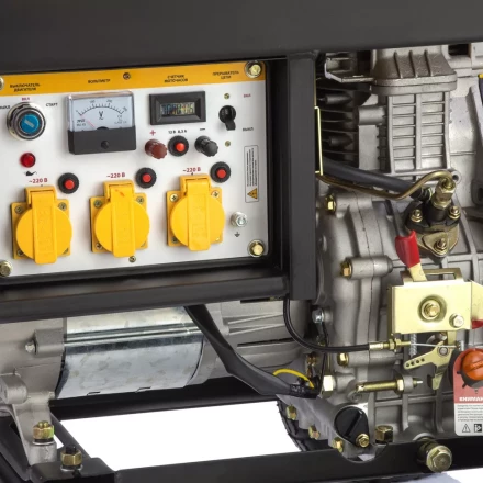 Генератор дизельный DENZEL DD6300Е электростартер 94657 купить в Нефтеюганске