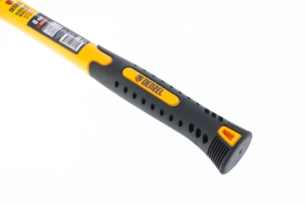 Киянка резиновая, 8 oz, черная резина, фибергласовая рукоятка// Denzel 7711175 купить в Нефтеюганске