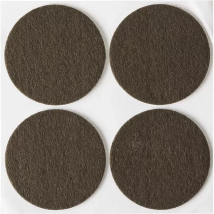 Накладки STAYER &quot;COMFORT&quot; на мебельные ножки, самоклеящиеся, фетровые, коричневые, круглые - диаметр 50 мм, 4 шт 40910-50 купить в Нефтеюганске