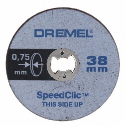 Диски отрезные по пластмассе SC409 5 шт 38х0,75 мм Dremel