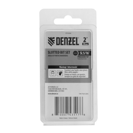 Бита SL8x50, 5 шт. Denzel 7711314 купить в Нефтеюганске
