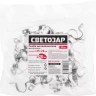 Скобы СВЕТОЗАР металлические D25мм, двухлапковые, для крепления металлорукава d=20мм, 50шт 60212-20-50 купить в Нефтеюганске