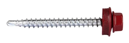 Саморезы ЗУБР &quot;ПРОФЕССИОНАЛ&quot; окраш., RAL 3005 темно-красн., для крепл. кров. матер. к дерев. обреш., 4.8x50мм, 250шт 4-300315-48-050-3005 купить в Нефтеюганске