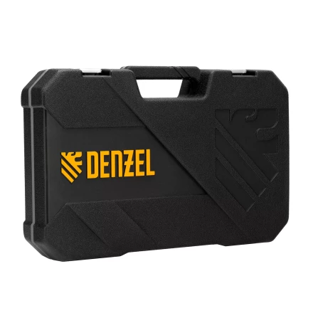 Набор инструментов Denzel, 1/2&quot;, 1/4&quot;, CrV, S2, пластиковый кейс, 82 предмета 15809 купить в Нефтеюганске
