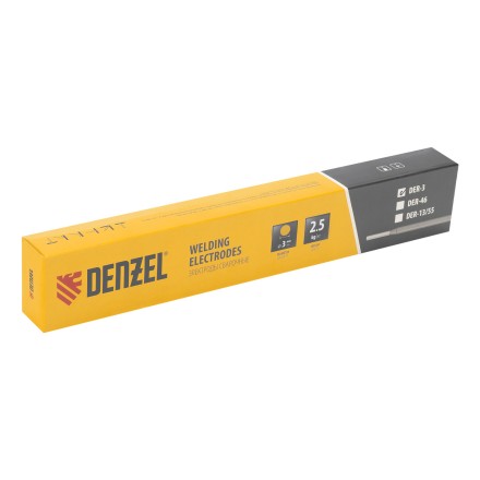 Электроды Denzel DER-3, диам. 3 мм, 2,5 кг., рутиловое покрытие 97503 купить в Нефтеюганске
