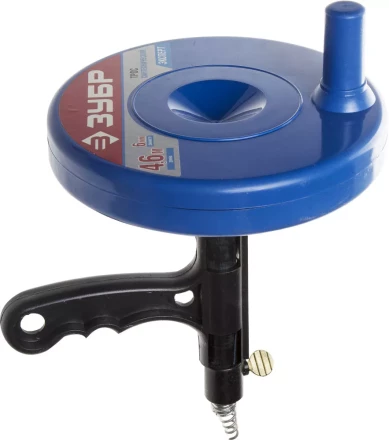 Трос ЗУБР &quot;ЭКСПЕРТ&quot; сантехнический в пластиковом корпусе длина 4,6 м, диаметр 6 мм 51907-05 купить в Нефтеюганске