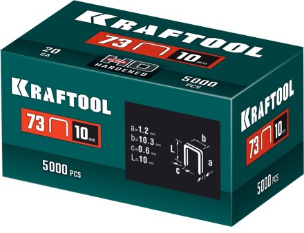 Скобы для плайера, тип 73, калибр 20GA 31773-10 купить в Нефтеюганске