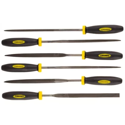 Набор STAYER &quot;PROFI&quot; Надфили с двухкомпонентной ручкой, 100мм, 6шт 16010-H6_z01 купить в Нефтеюганске