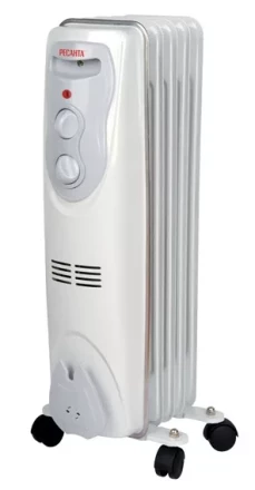 Маслянный радиатор обогреватель электрический Ресанта ОМ-5Н купить в Нефтеюганске