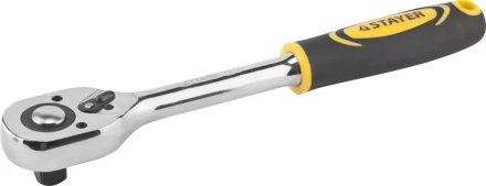 Трещотка для торцовых головок STAYER &quot;PROFI&quot;, Сr-V сталь, 45 зубцов, 1/2&quot; 27786-1/2 купить в Нефтеюганске