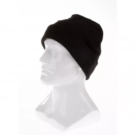 Шапка с отворотом из флиса для взрослых размер 58-59 черная Россия Сибртех 68832 купить в Нефтеюганске