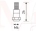 Держатель наконечника M6 26mm (24KD) MD0138-00 Ref. Aurora купить в Нефтеюганске
