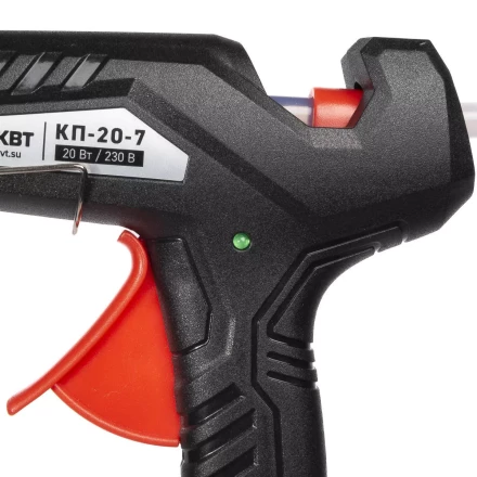 Пистолет клеевой КВТ КП-20-7 20 Вт, стержня 7 мм (87964) купить в Нефтеюганске
