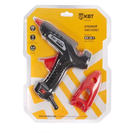 Пистолет клеевой КВТ КП-20-7 20 Вт, стержня 7 мм (87964) купить в Нефтеюганске