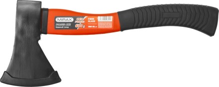 Топор MIRAX со стеклопластиковой обрезиненной рукояткой, 0,6кг 20601-06_z01 купить в Нефтеюганске