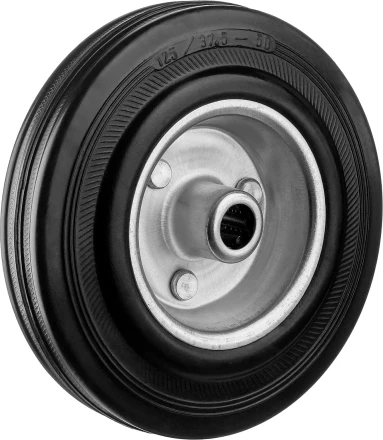 ЗУБР d 125 мм, г/п 100 кг, игольчатый подшипник, резина/металл, колесо, Профессионал (30936-125) купить в Нефтеюганске