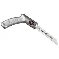 Ножовка ЗУБР &quot;ЭКСПЕРТ&quot; &quot;ТРАНСФОРМЕР&quot; универсал складная многопозицион, с биметаллическим полотном шаг 1мм, 24TPI, 130мм 4-15187