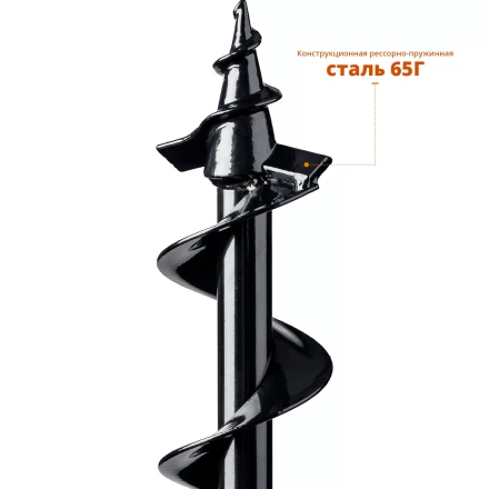 ЗУБР d 80 мм, грунт, шнек для мотобуров (7051-8) купить в Нефтеюганске