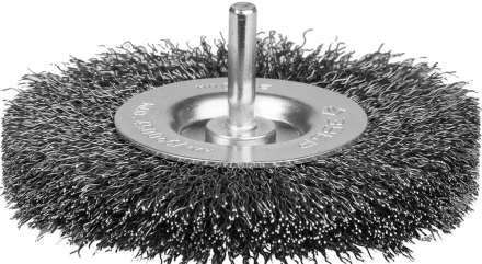 ЗУБР "ЭКСПЕРТ". Щетка дисковая для дрели, двухрядная, витая стальная проволока 0,3мм, 75мм 35198-075-2_z01 купить в Нефтеюганске