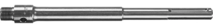 Державка ЗУБР &quot;МАСТЕР&quot; для бур. коронки с хвостовиком SDS MAX. L-300мм,резьба М22,конусное крепление центрир сверла 29188-300 купить в Нефтеюганске