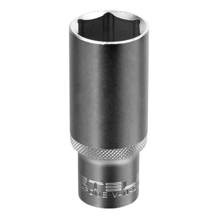 Головка торцевая удлиненная, 24 мм, шестигранная, CrV, под квадрат 1/2 Stels 13883 купить в Нефтеюганске