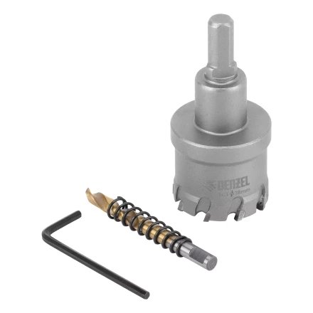 Коронка по металлу твердосплавная, 38 мм Denzel 724012 купить в Нефтеюганске