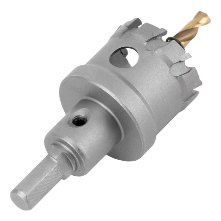 Коронка по металлу твердосплавная, 38 мм Denzel 724012 купить в Нефтеюганске