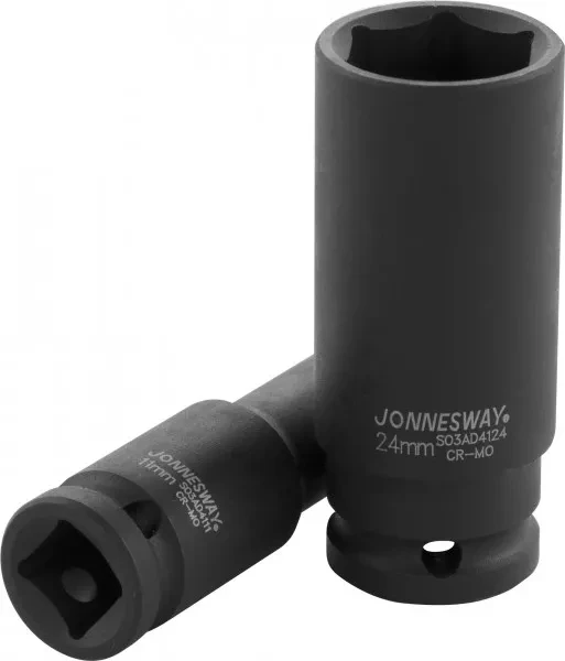Головка ударная шестигранная 1/2" М21  удлиненная S03АD4121 Jonnesway 47198 купить в Нефтеюганске