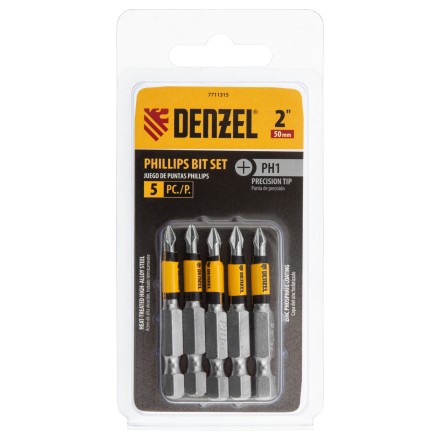 Бита PH1x50, 5 шт. Denzel 7711315 купить в Нефтеюганске