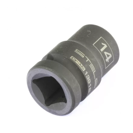 Головка ударная шестигранная 14 мм 1/2&quot; CrMo  Stels 13918 купить в Нефтеюганске