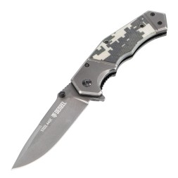Нож складной Denzel 79209, многоцелевой, системы Liner-Lock, с накладкой G10 на эргономичной рукоятке