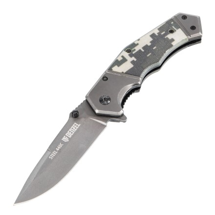 Нож складной Denzel 79209, многоцелевой, системы Liner-Lock, с накладкой G10 на эргономичной рукоятке купить в Нефтеюганске