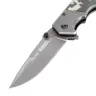 Нож складной Denzel 79209, многоцелевой, системы Liner-Lock, с накладкой G10 на эргономичной рукоятке купить в Нефтеюганске