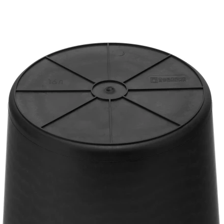 Ведро строительное пластмассовое, 16 л, высокопрочное с носиком Сибртех 81479 купить в Нефтеюганске