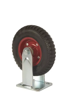 Колесо большегрузное неповоротное PF 200 200 мм резина с протектором (F) 1027234 купить в Нефтеюганске