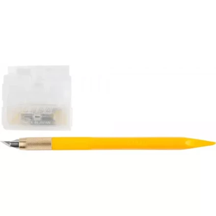 Нож OLFA &quot;Utility Models&quot; перовой дизайнерский, для точных работ, рукоятка с мини шпателем, 5 лезвий, 4мм OL-AK-5 купить в Нефтеюганске