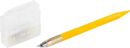 Нож OLFA &quot;Utility Models&quot; перовой дизайнерский, для точных работ, рукоятка с мини шпателем, 5 лезвий, 4мм OL-AK-5 купить в Нефтеюганске