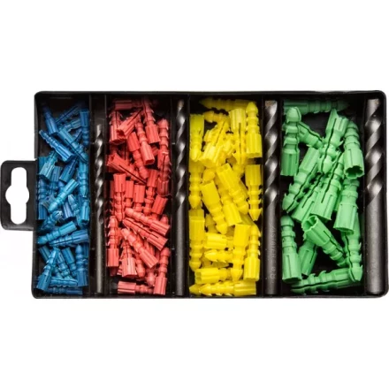 Набор ЗУБР Свёрла &quot;Монолит&quot; по бетону, 5мм, с дюбелями, 21 предмет 2911-H21-05 купить в Нефтеюганске