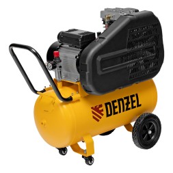 Компрессор воздушный рем. привод Denzel BCI 2100/50, 2,1 кВт, 50 литров, 400 л/мин