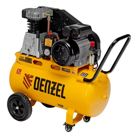 Компрессор воздушный рем. привод Denzel BCI 2100/50, 2,1 кВт, 50 литров, 400 л/мин купить в Нефтеюганске