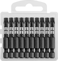 Биты для ударных шуруповертов KRAFTOOL Impact Pro TX 26195-30-50-S10