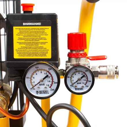 Компрессор воздушный BCI2300/50, ременный привод, 2.3 кВт, 50 литров, 400 л/мин Denzel 58113 купить в Нефтеюганске