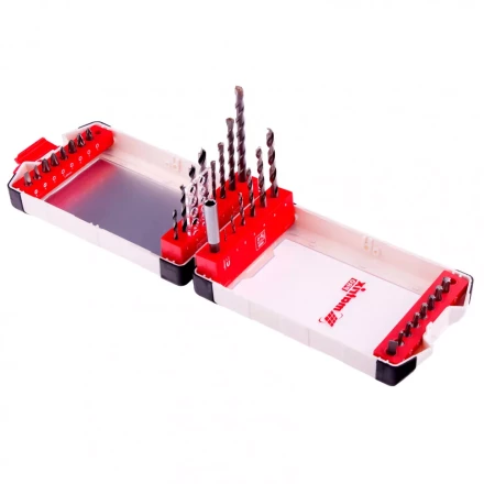 Набор сверл комбинированный сверла по металлу 1-6 мм бетону 4-8 мм дереву 3-6 мм биты 16 шт адаптер 32 предмета Pro Matrix 725632 купить в Нефтеюганске