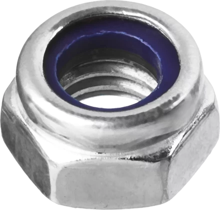 Гайки DIN 985 с нейлоновым кольцом коробка 5 кг серия МАСТЕР купить в Нефтеюганске