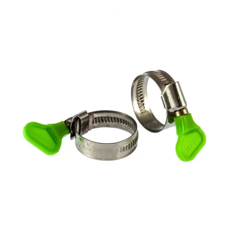 Хомуты металлические червячные 20-35 мм ширина 12 мм W4 с ключом 2 шт Сибртех 476523 купить в Нефтеюганске